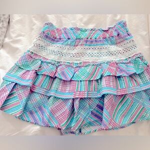LoveShackFancy Corbett Skirt in Candyland Multi